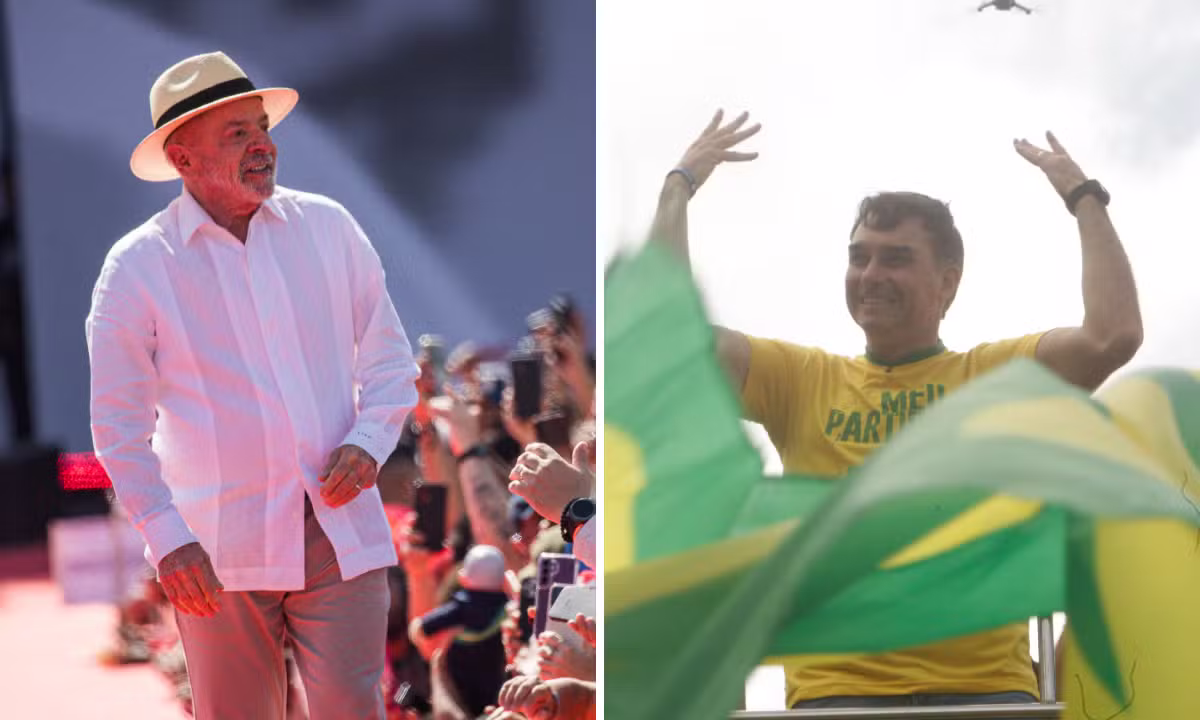 Datafolha em MG: Lula, 37%; Flávio Bolsonaro, 31%; Zema, 10%