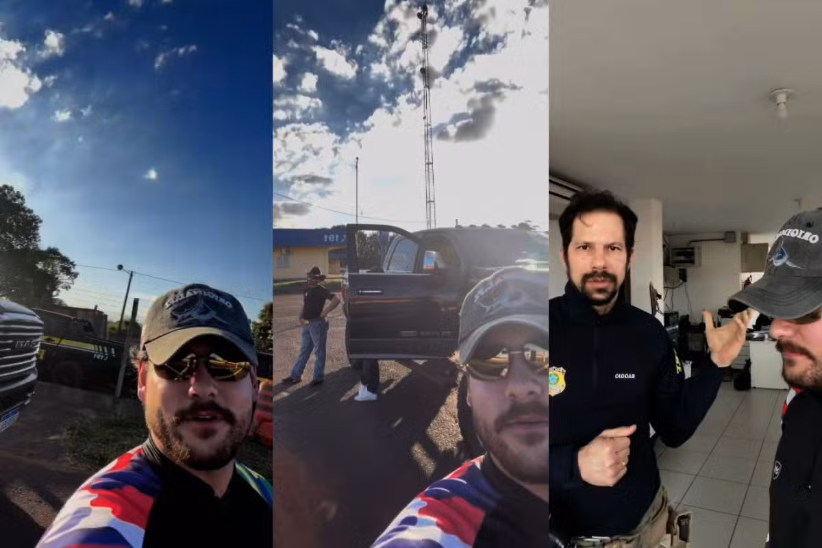Influencer tem caminhonete de luxo apreendida com sistema antipoluição adulterado em MS; entenda