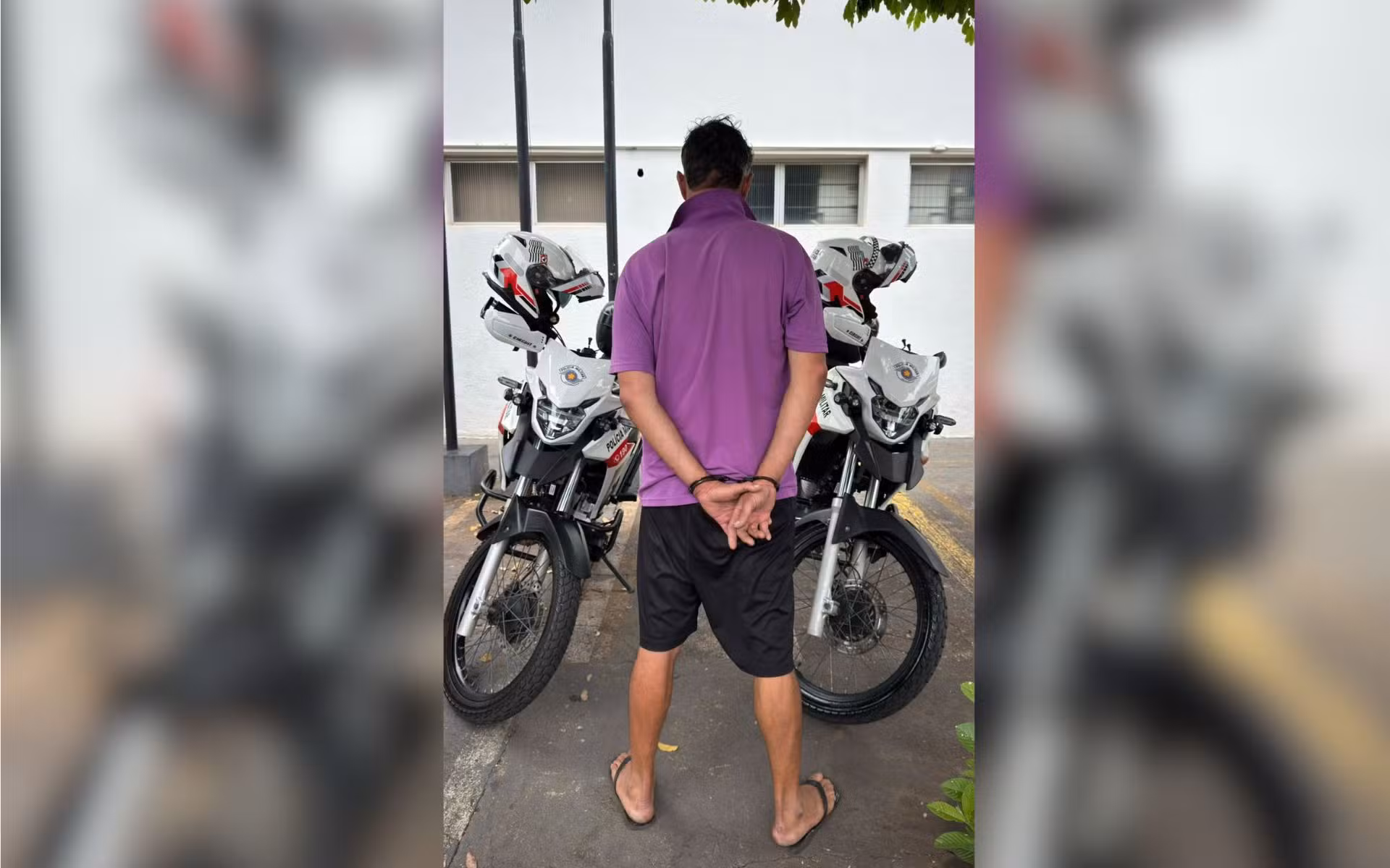 Homem é preso suspeito de agredir e causar queimaduras de segundo e terceiro graus na companheira