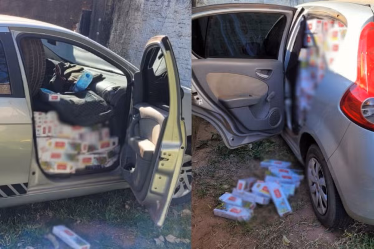 Carro estacionado sem autorização em casa leva PM a apreender carga de cigarros estrangeiros no interior de SP