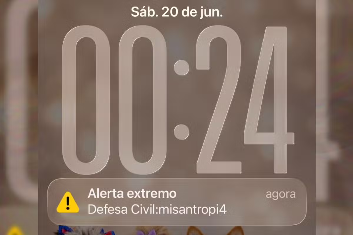 Alerta extremo falso da Defesa Civil: veja o que se sabe e o que ainda falta esclarecer