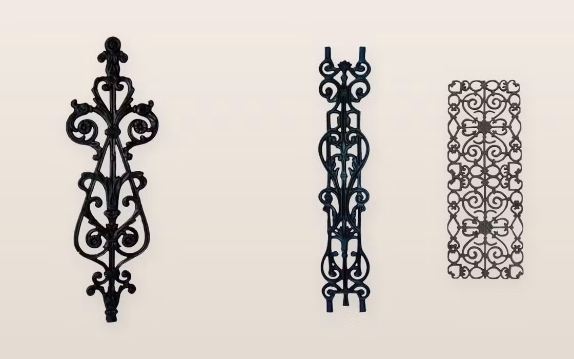 Imperial, Flor de Liz, Espanhola, Harpa: os padrões clássicos