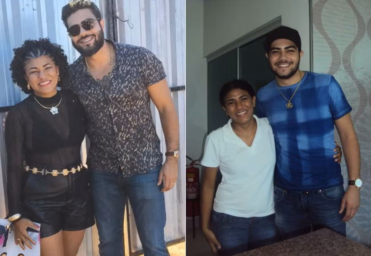 Quem é a mulher que estudou com Henrique e refez foto com o cantor 13 anos depois