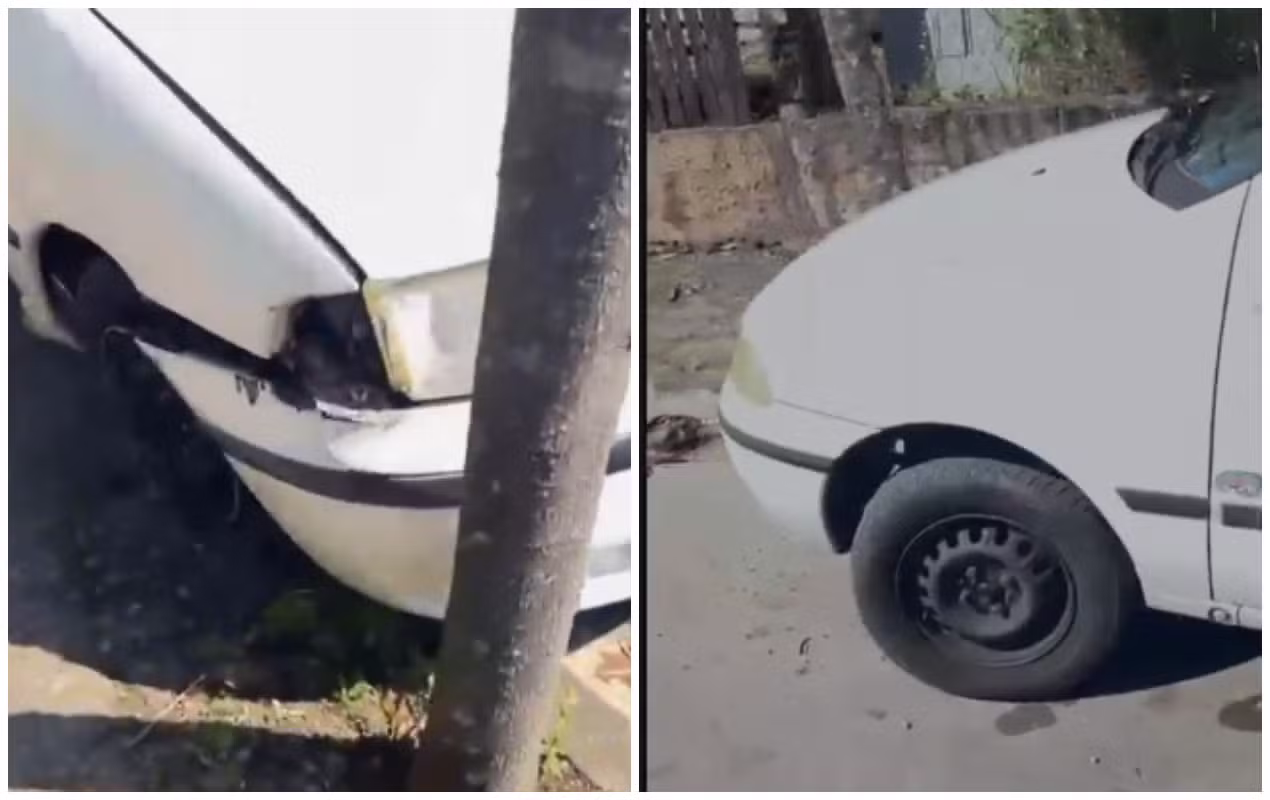 Motorista sem habilitação e com sinais de embriaguez é preso após bater carro contra árvore em Itatiba