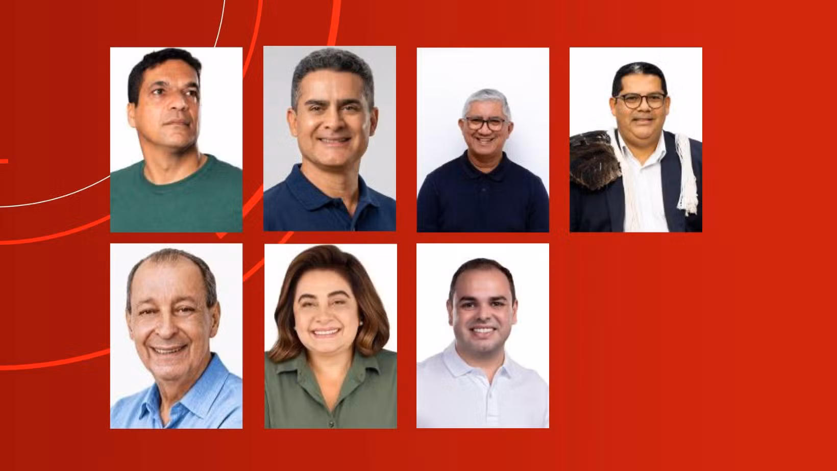 Veja o que fizeram os candidatos ao governo do AM nesta terça