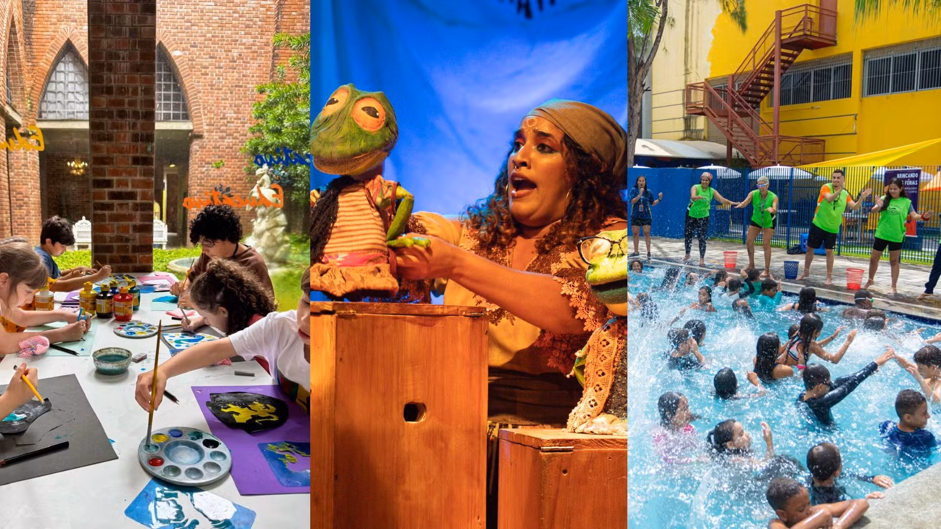 Férias de julho no Grande Recife têm recreação, teatro, oficinas e passeios de catamarã; confira opções