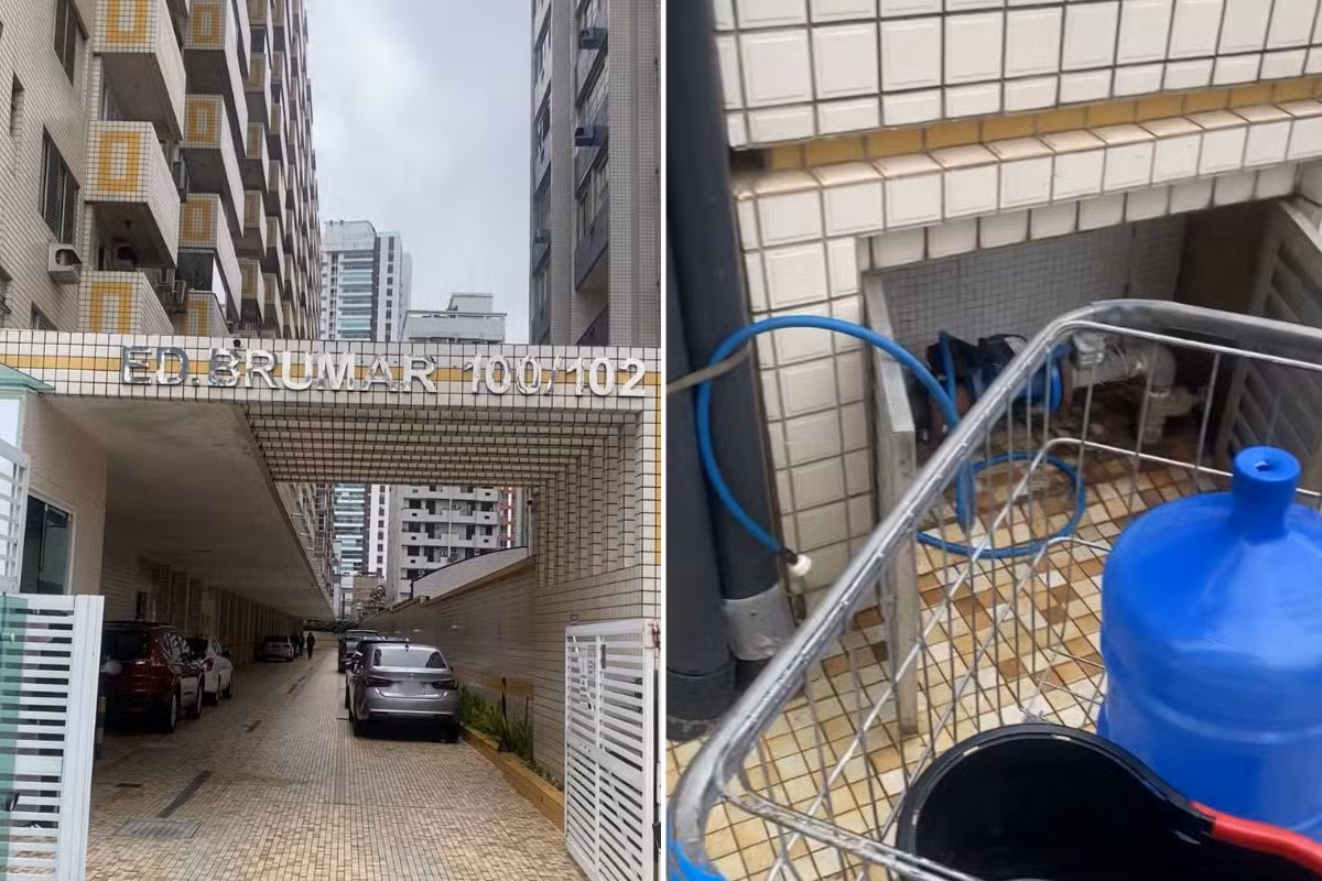 Esgoto contamina caixas d'água de prédio e condomínio é intimado pela Vigilância Sanitária no litoral de SP