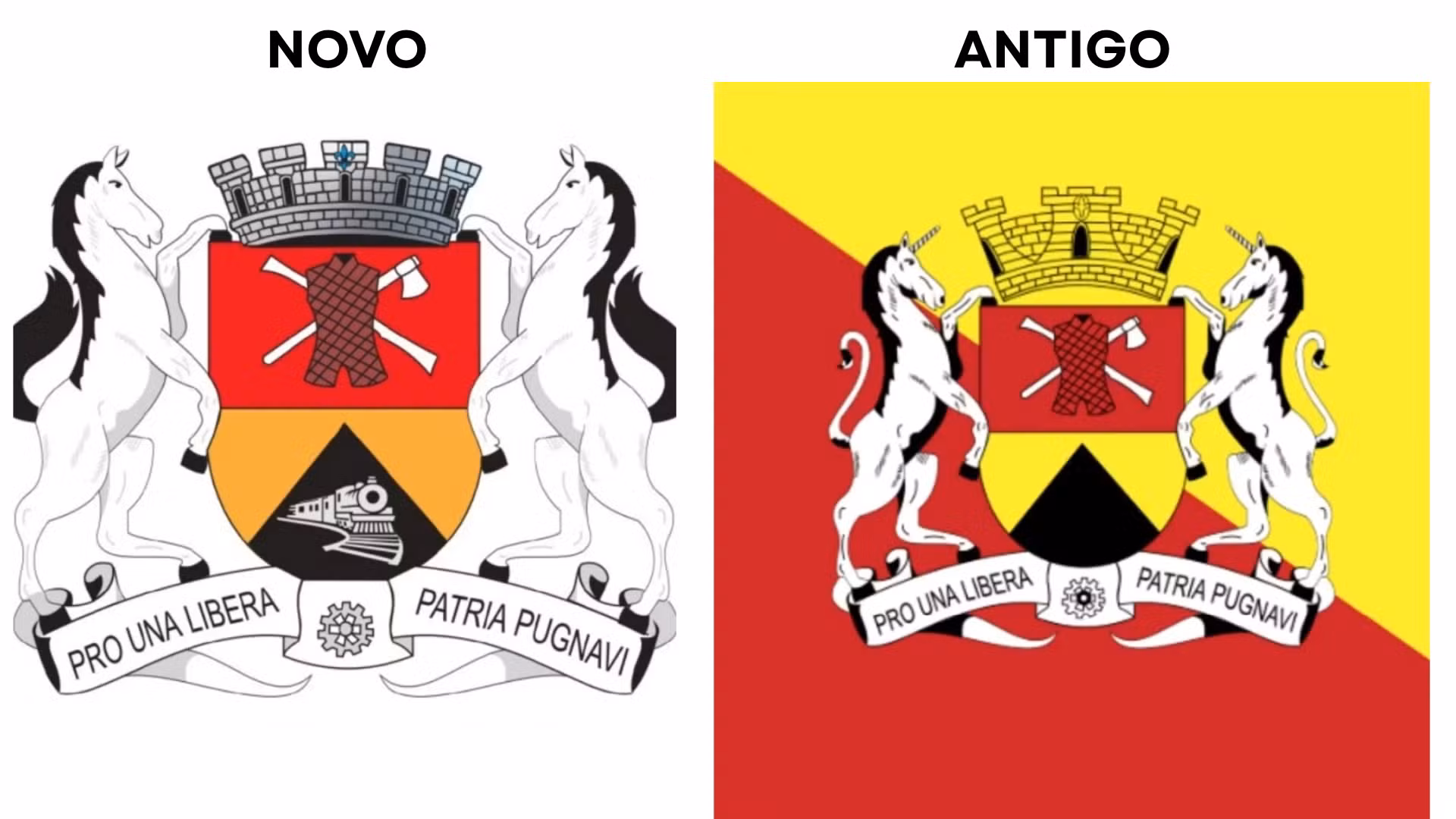 Fim dos 'unicórnios': Sorocaba anuncia novo brasão oficial e adota cavalos na bandeira