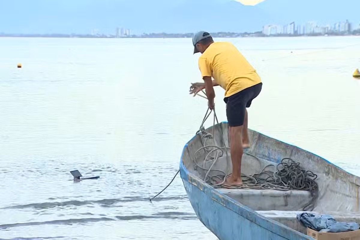 Como o alerta de ventania afetou o Litoral Norte: pesca parada, crianças fora da escola e prejuízo no comércio
