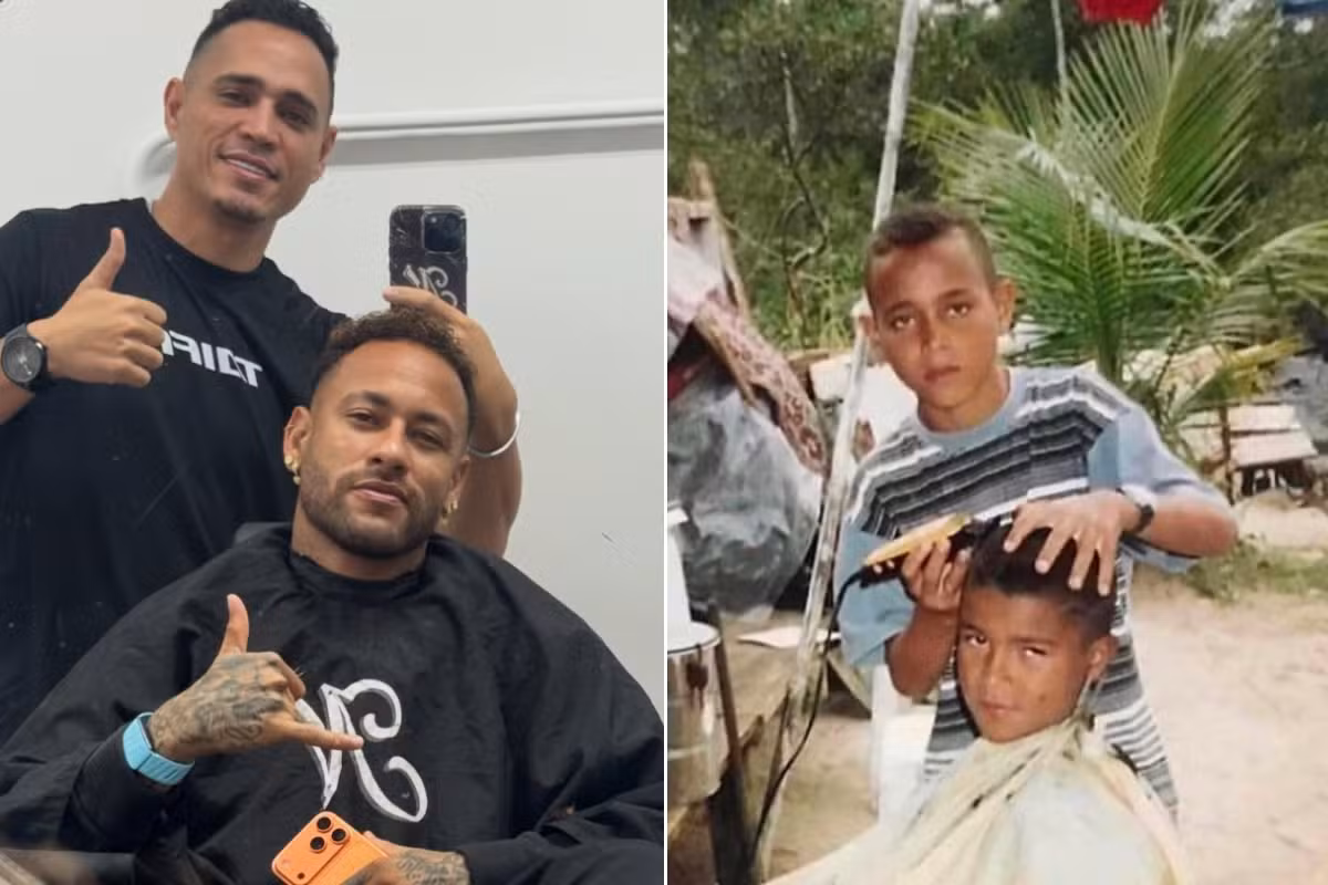 'Neymar coroou meu trabalho': barbeiro do craque há 11 anos começou cobrando R$ 1 e hoje atende astros do futebol