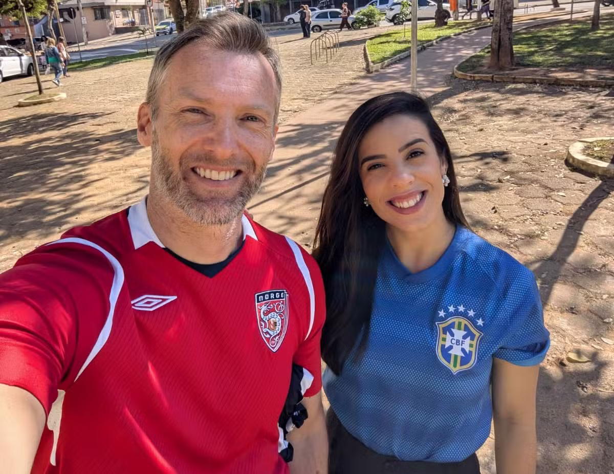 Conheça norueguês que mora no Brasil, é fã de comida mineira e esteve no 7 a 1 no Mineirão