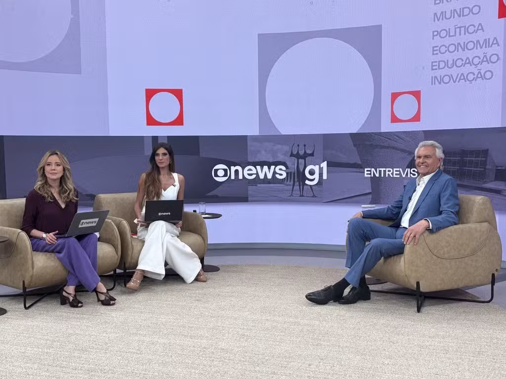 Entrevista ao g1 e à GloboNews: Caiado propõe criar polícia conjunta com países sul