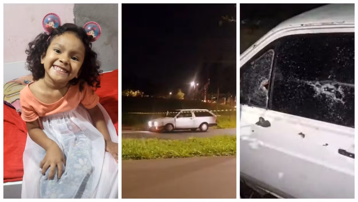 Pai de menina de 4 anos morta a tiros deixa hospital antes da alta médica no interior de SP