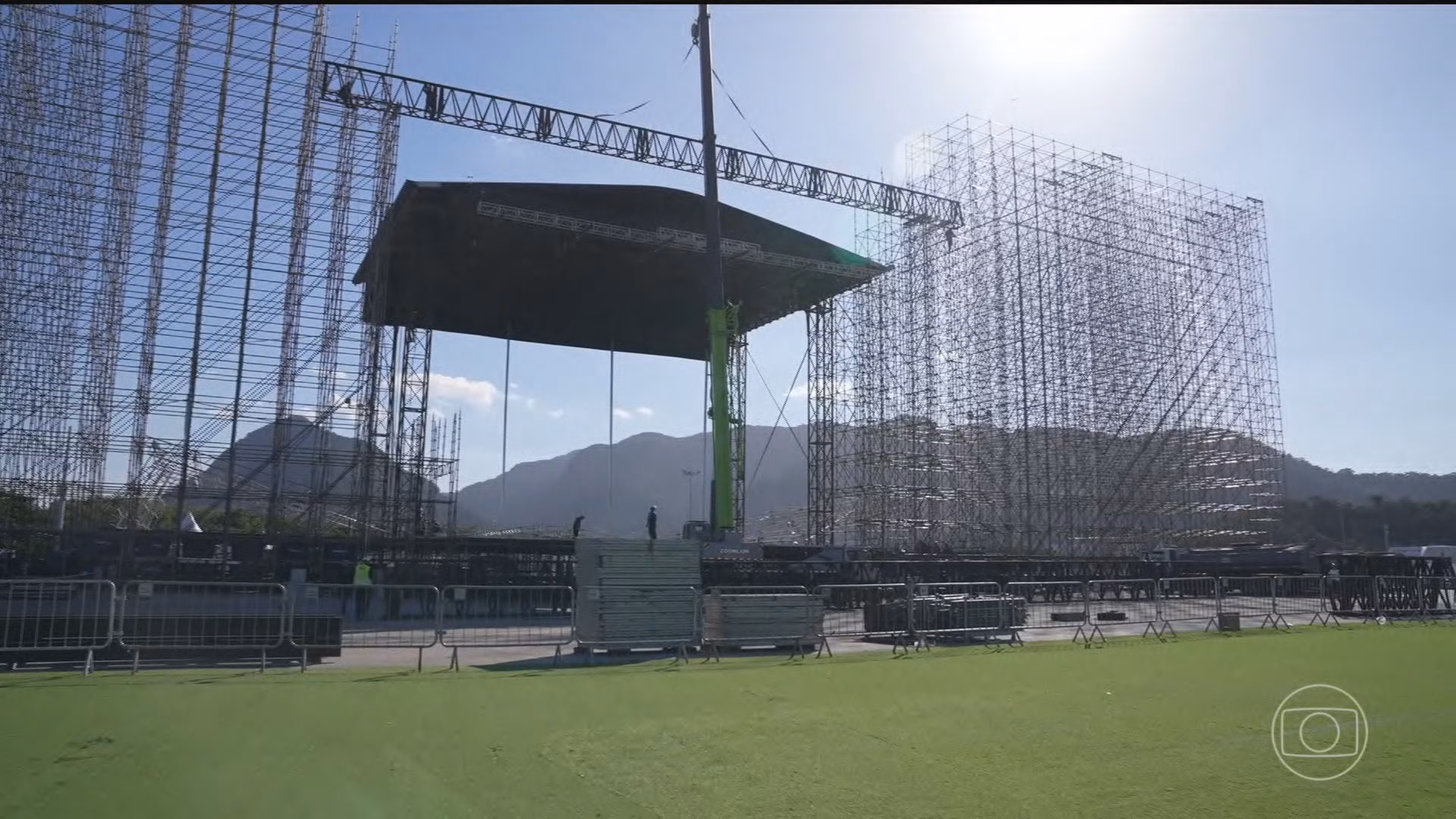 Rock in Rio: megaestrutura do Palco Mundo começa a ser montada