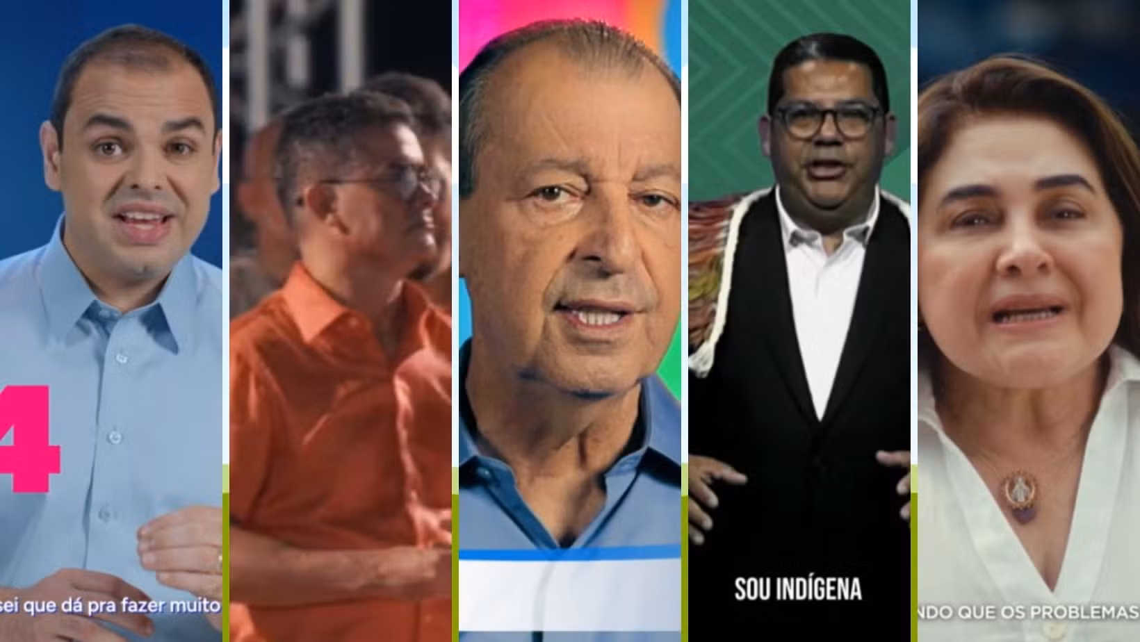 Mudança, trajetória e promessas: como foi 1° dia de propaganda eleitoral na TV dos candidatos ao governo do AM