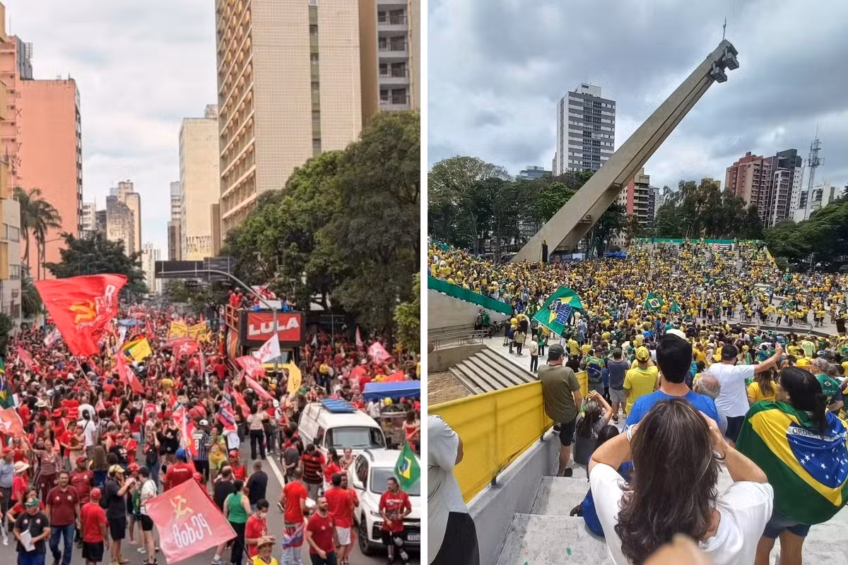 Eleições 2026: às vésperas do 2º turno, atos de apoio a Lula e Flávio Bolsonaro acontecem a 2 km de distância em Campinas