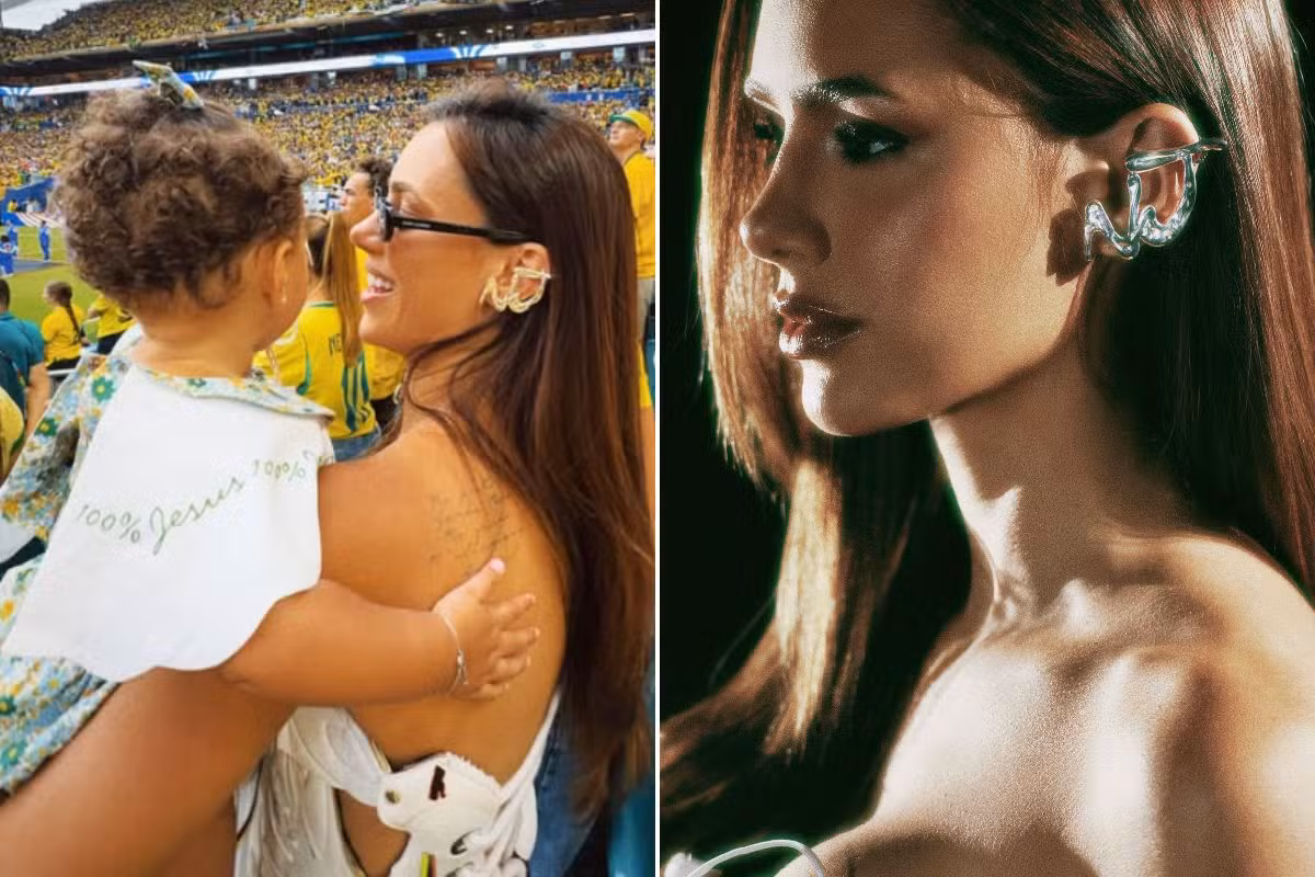 Bruna Biancardi usa brinco com iniciais de Neymar esculpidas à mão; veja quanto custou