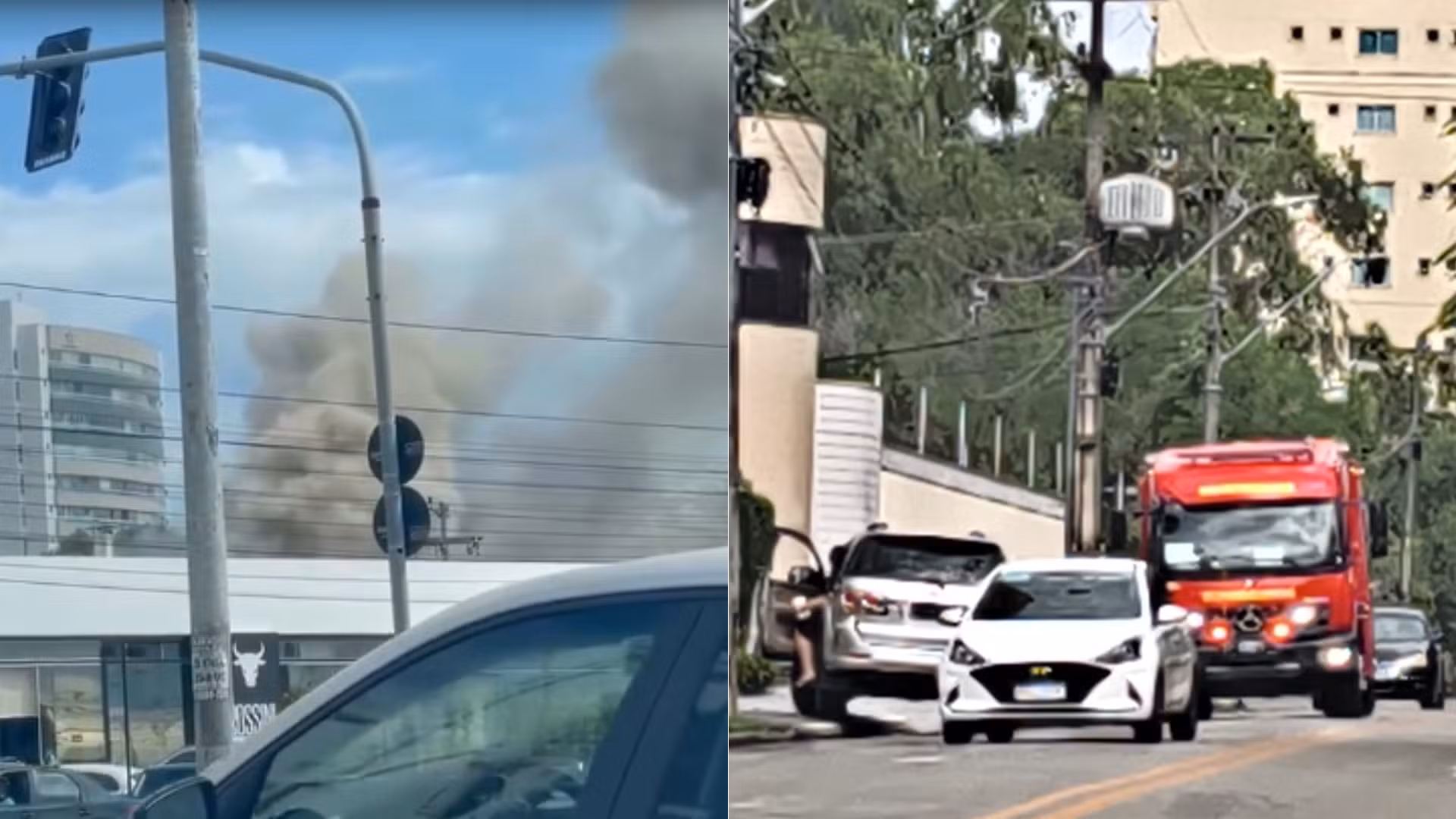 Superaquecimento em chaminé provoca princípio de incêndio em churrascaria no Calhau, em São Luís