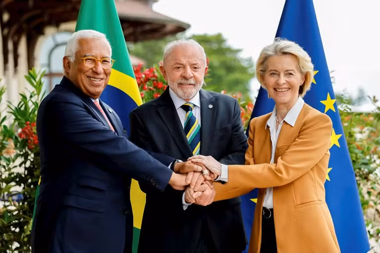 Lula discute veto à carne brasileira com líder da União Europeia e presidente da Comissão Europeia
