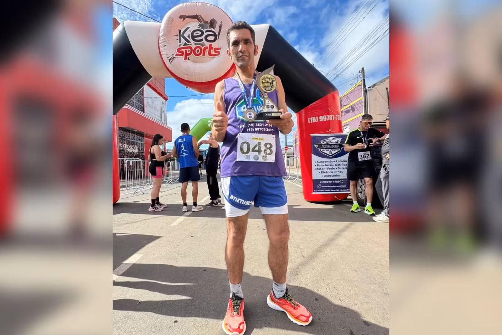 Atleta morre após ser atropelado enquanto corria em rodovia do interior de SP