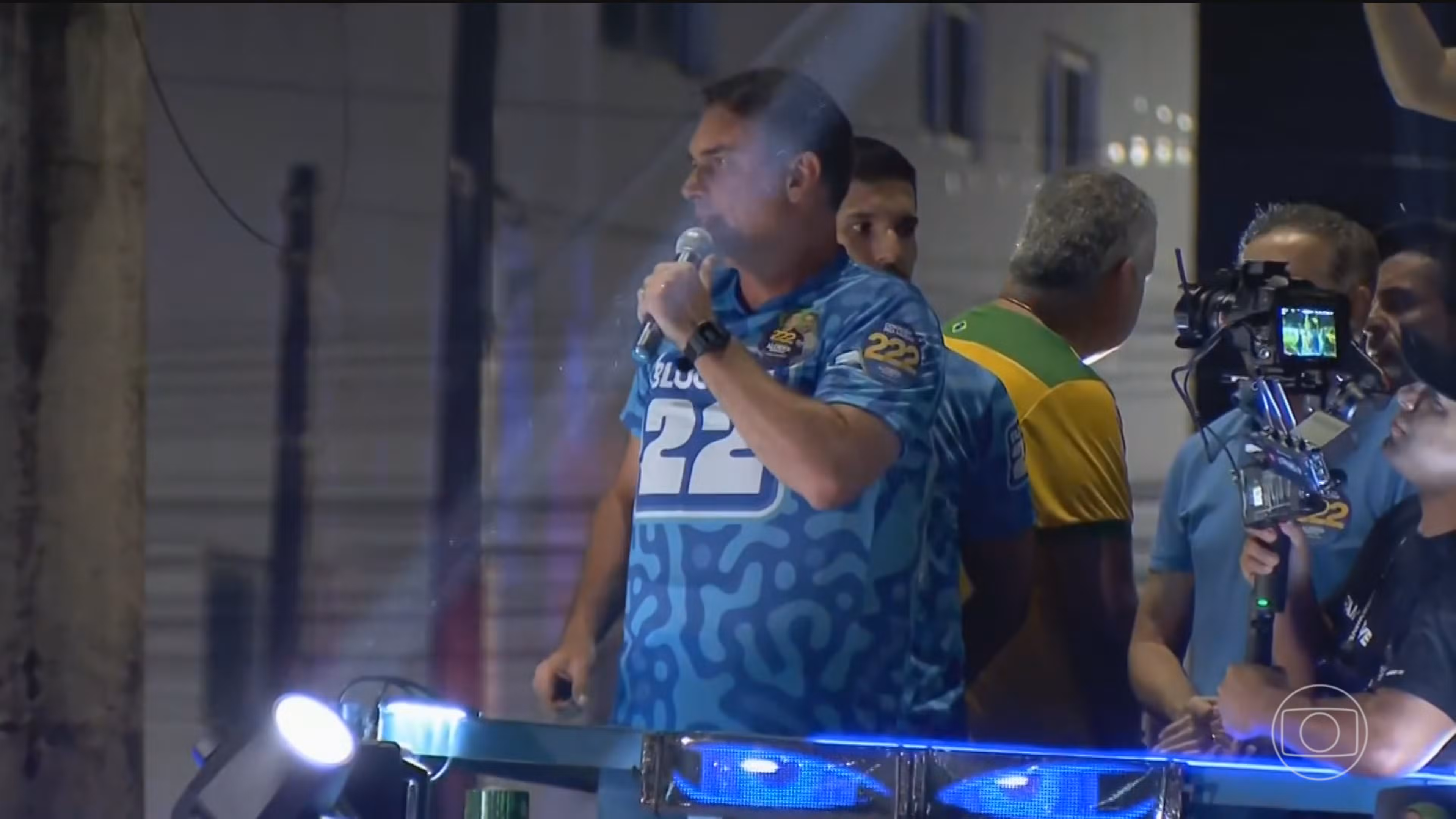 Flávio Bolsonaro, candidato do PL à Presidência, faz campanha no Ceará