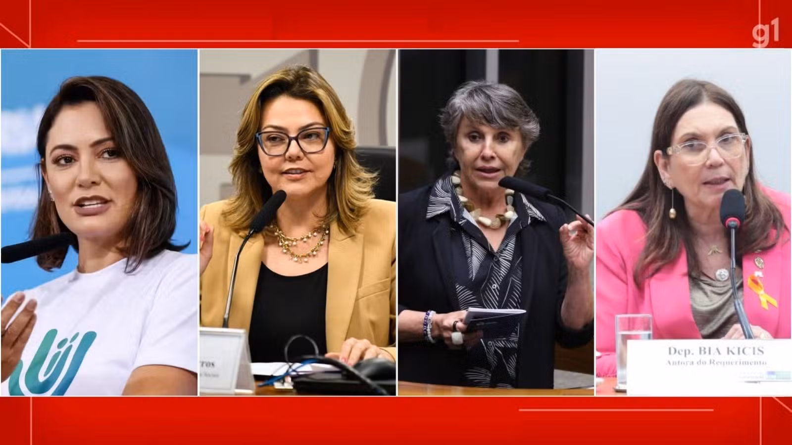 Datafolha no DF, Senado: Michelle, 21%; Leila, 18%; Bia, 15%; Erika, 14%