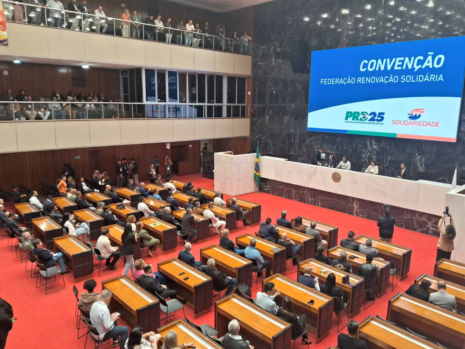 PRD e Solidariedade oficializam candidatos em SP e confirmam apoio à reeleição de Tarcísio