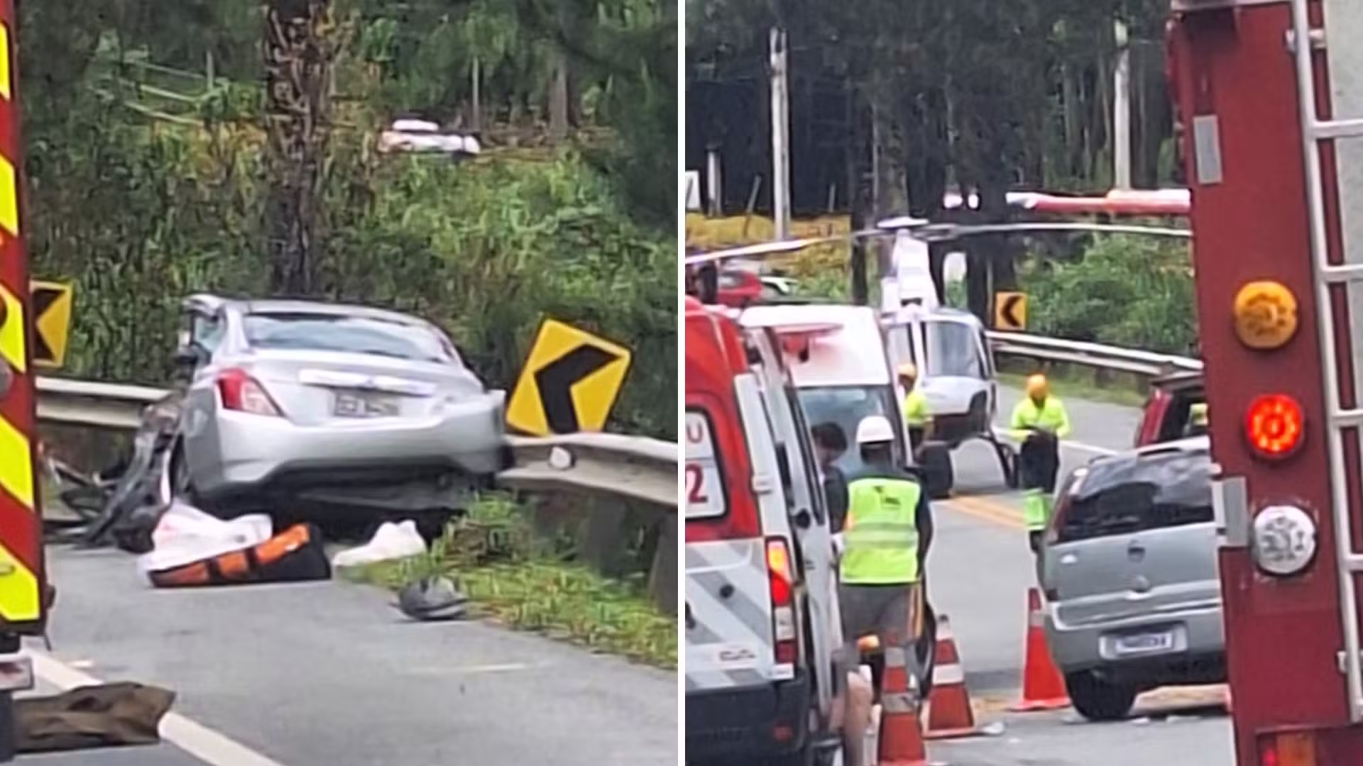 Motorista passa mal e bate de frente na Mogi