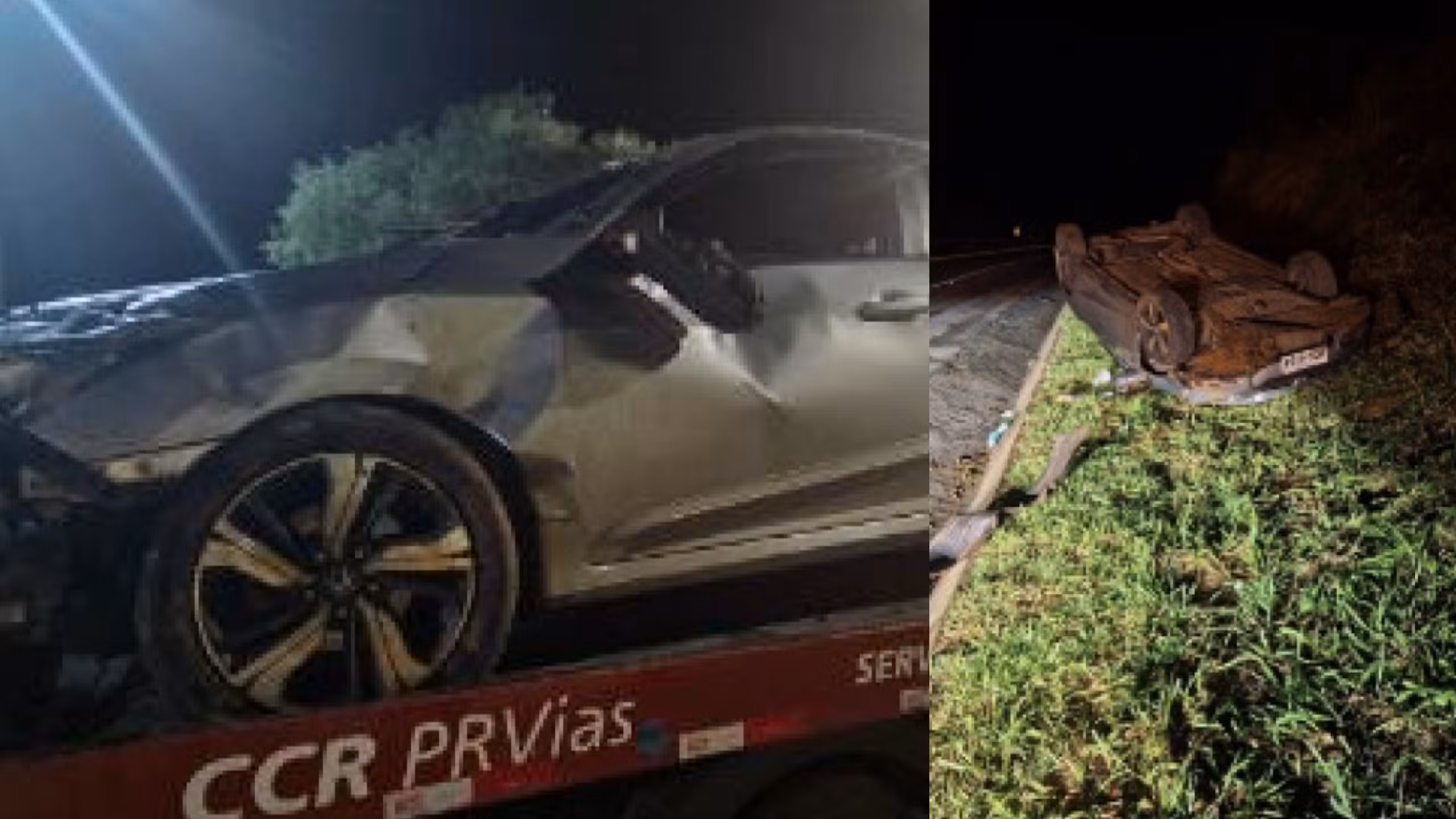 Cuidador de idosa furta carro da família da paciente e capota veículo no Paraná