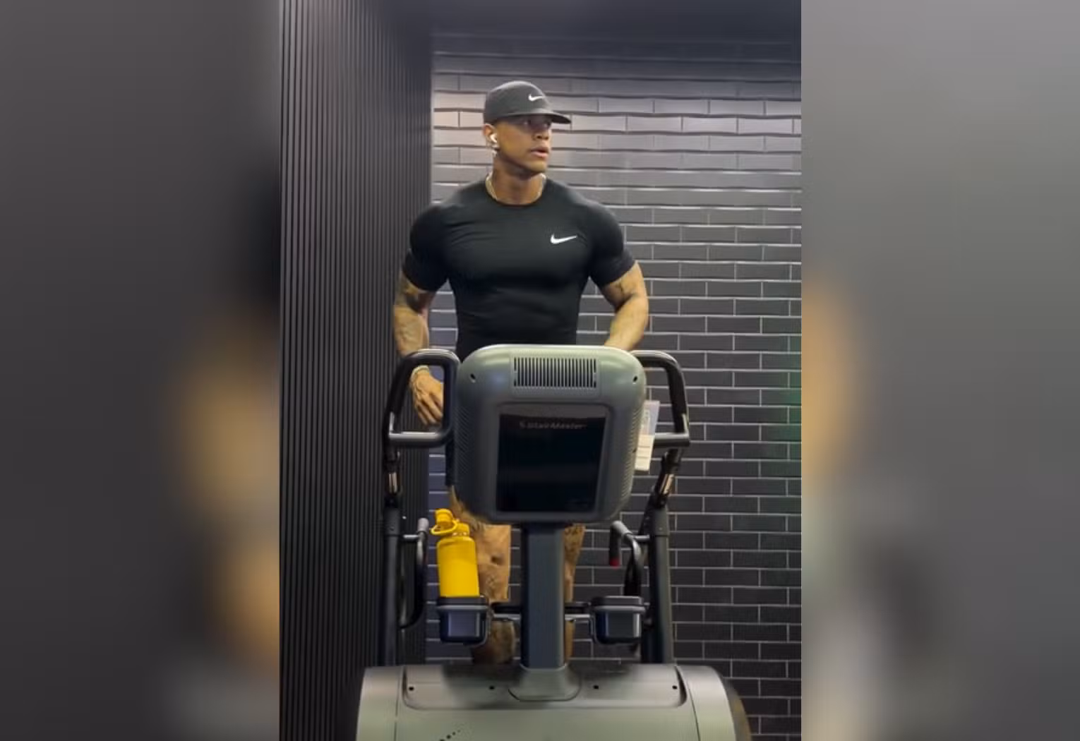 Léo Santana treina em academia de Palmas antes de shows no TO e funcionária elogia: 'Muito humilde'