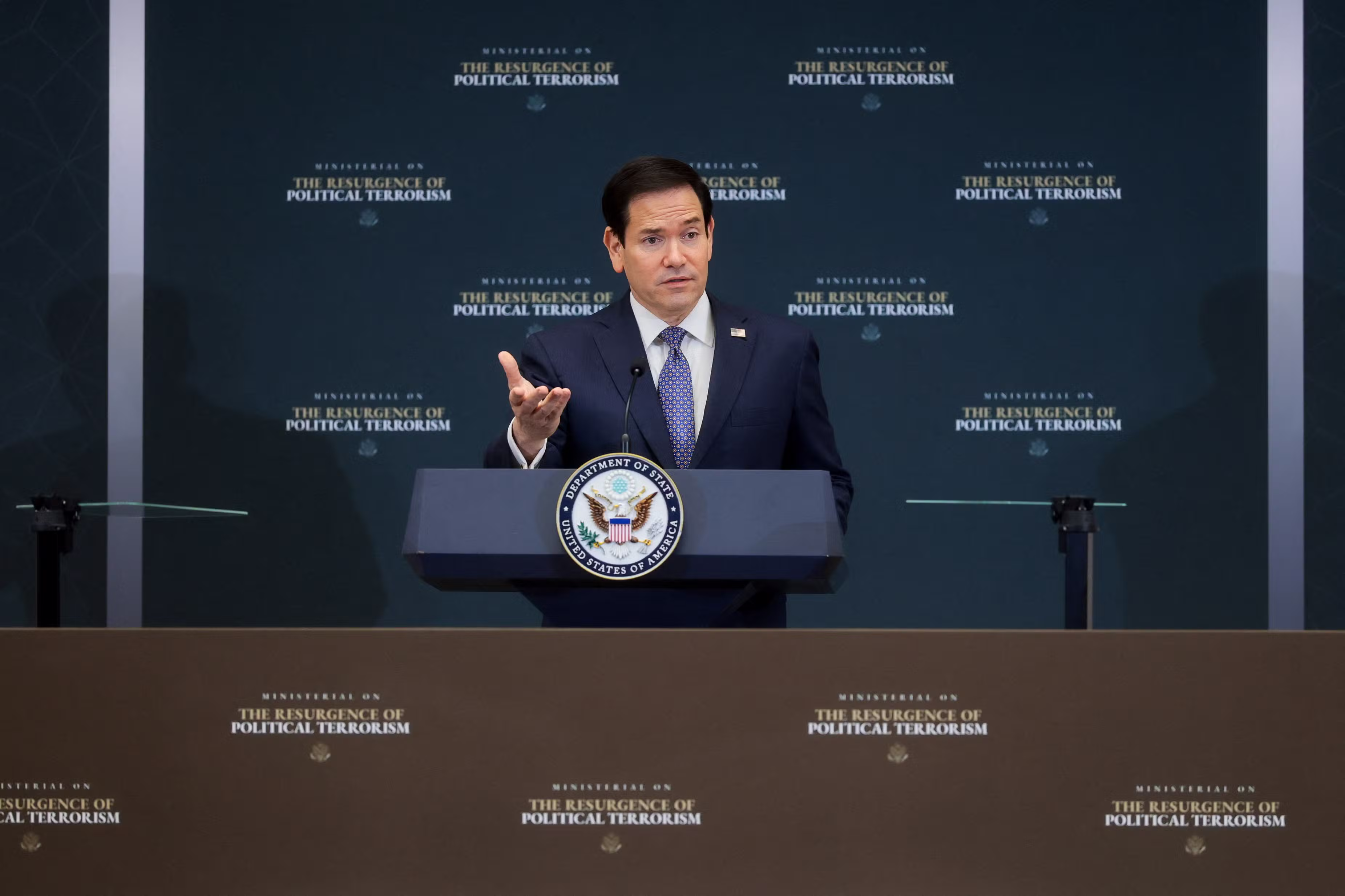 Rubio comanda evento nos EUA contra 'ressurgimento do terrorismo político de esquerda'