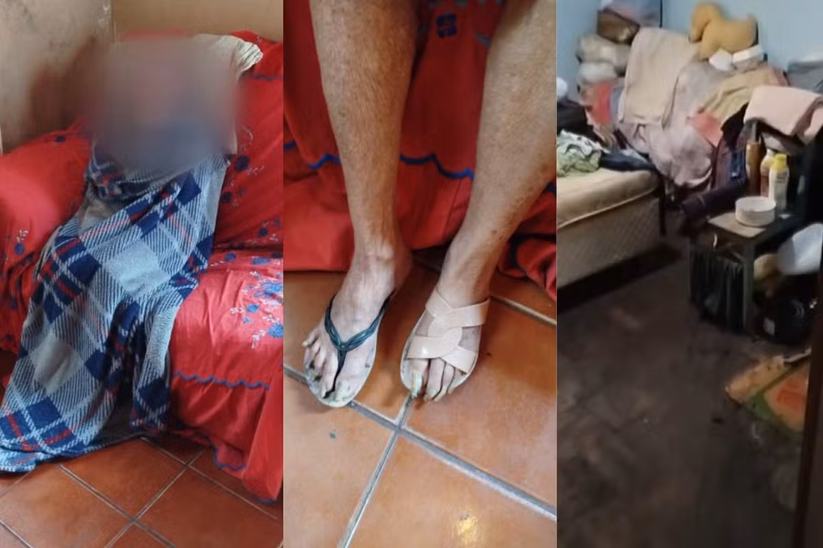 Princípio de incêndio faz polícia descobrir idosa sendo mantida em situação de maus
