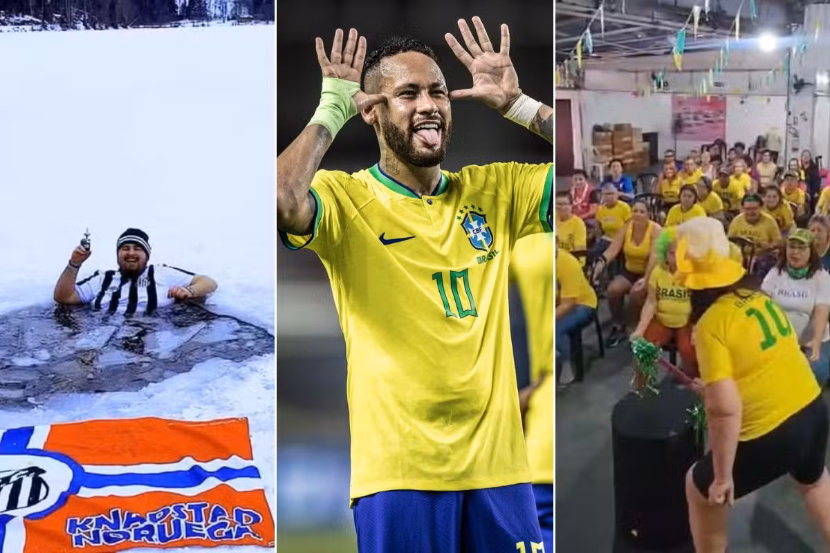 Norueguês 'mais santista do mundo' e remada viking do créu: terra de Neymar vive decisão da Copa