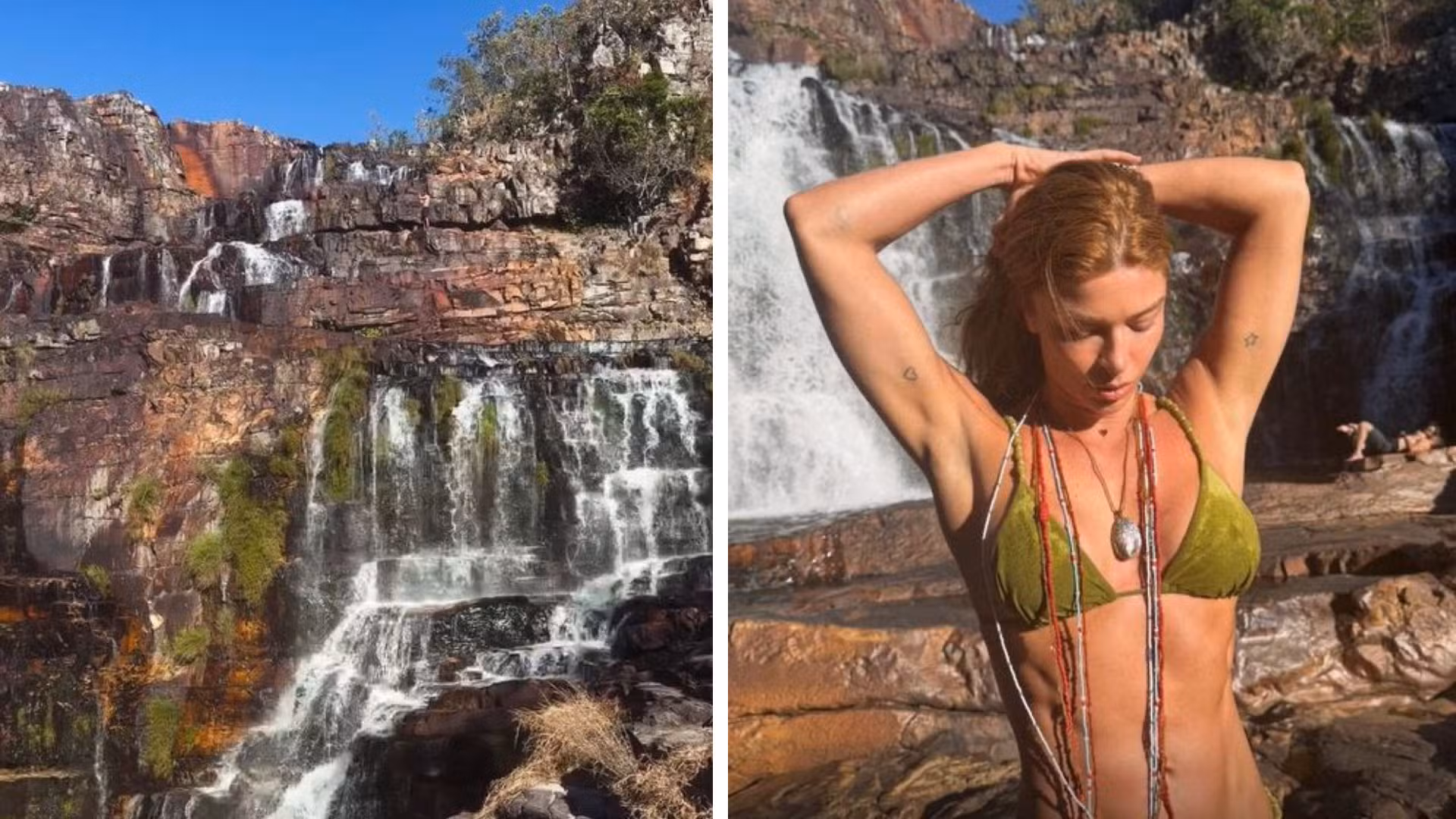 Grazi Massafera curte férias na Chapada dos Veadeiros; vídeo