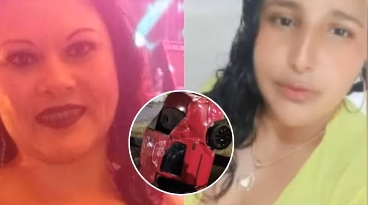 Quem eram as duas mulheres que morreram após carro sair de pista, capotar e cair em córrego em SC