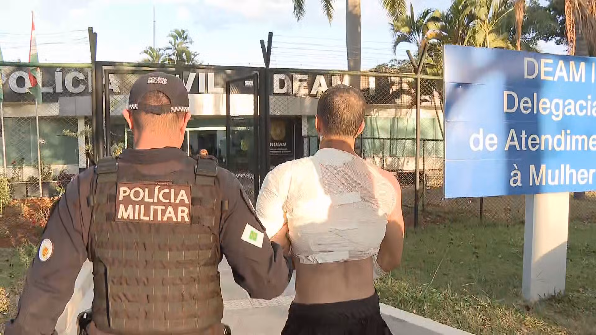 Tentativa de feminicídio: polícia prende homem suspeito de atear fogo em ex