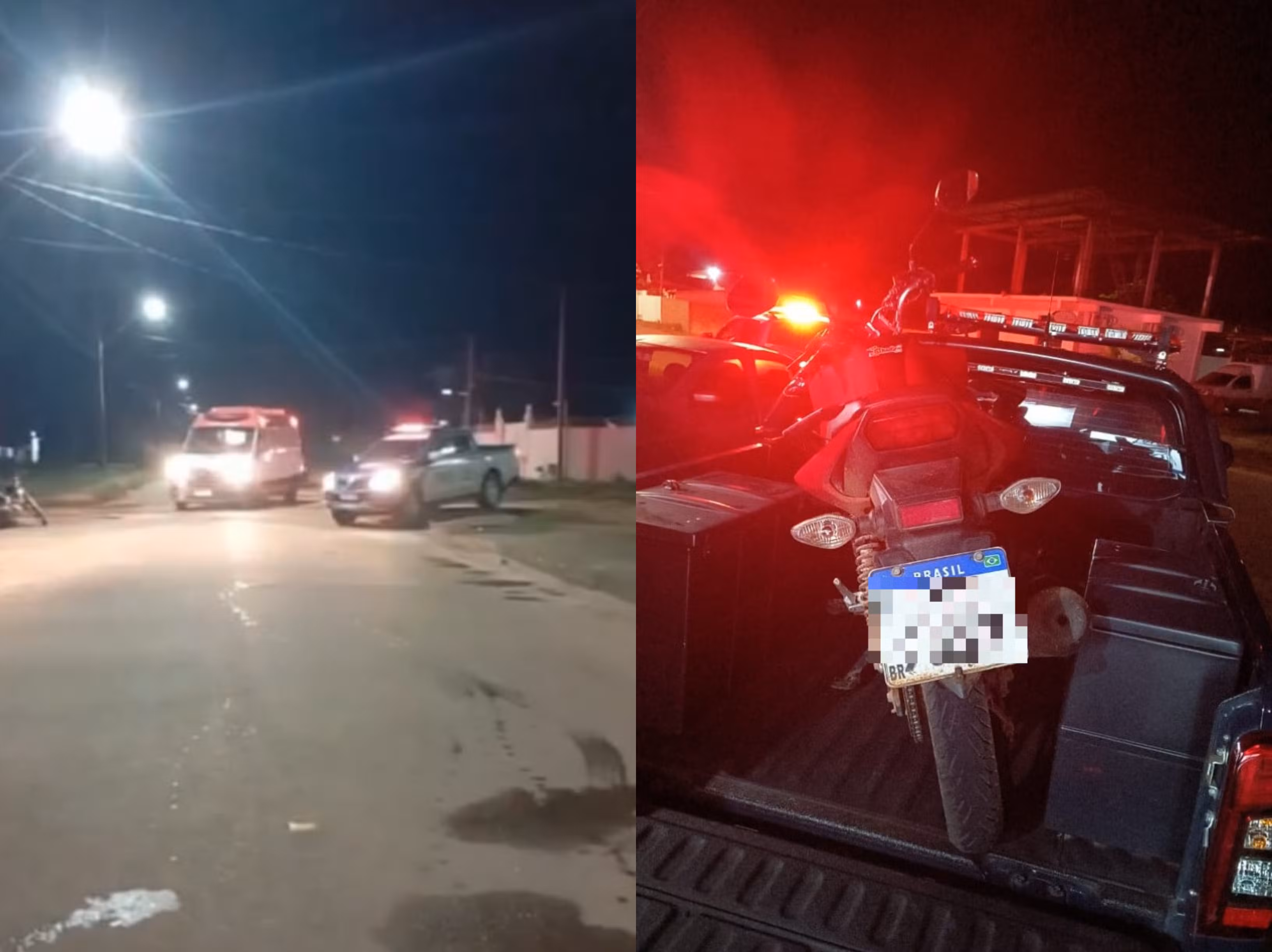 Passageira morre após moto bater em carro estacionado em Bonfim