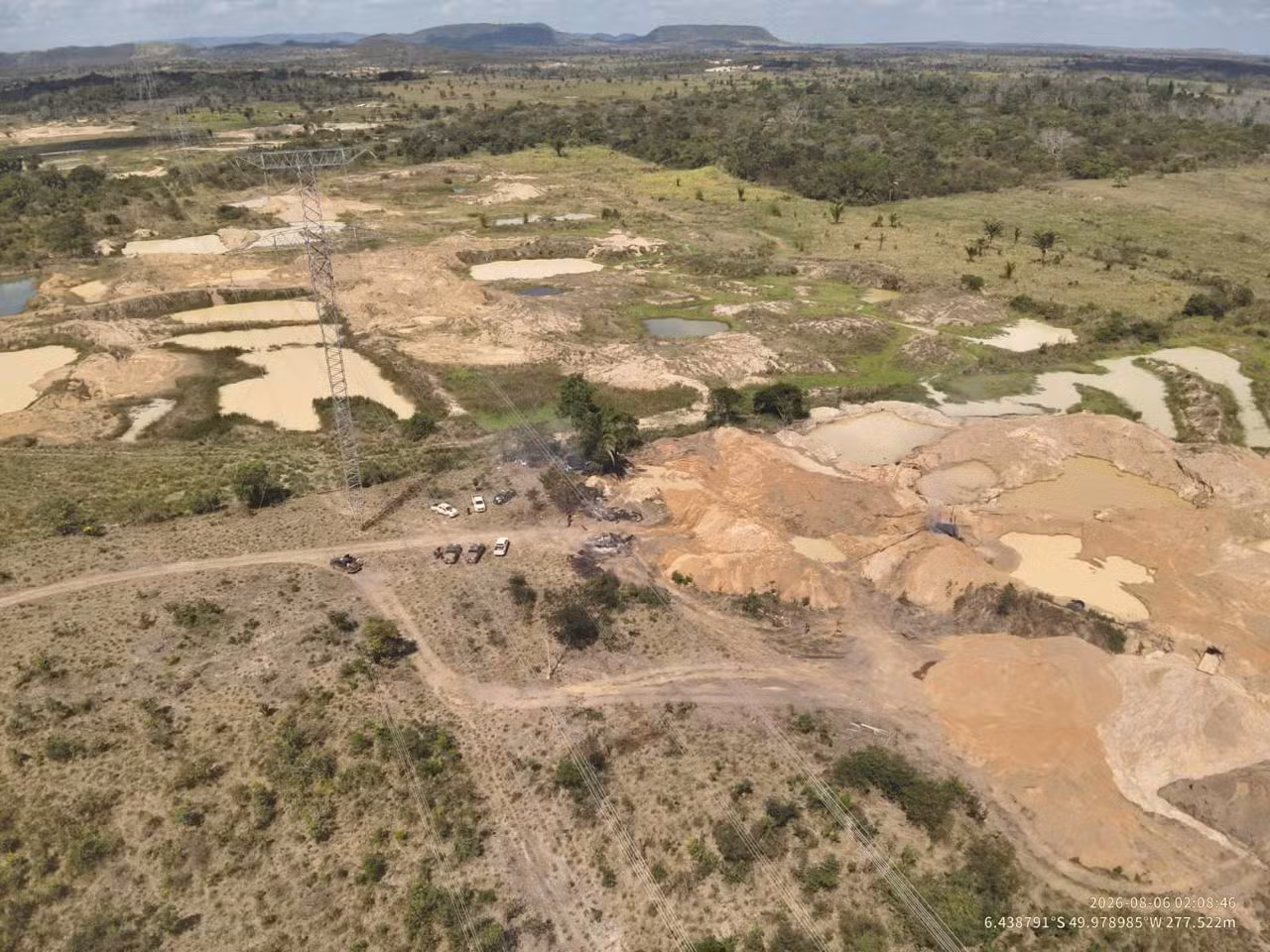 Garimpo ilegal de ouro e cobre sofre prejuízo milionário após operação de forças federais no PA