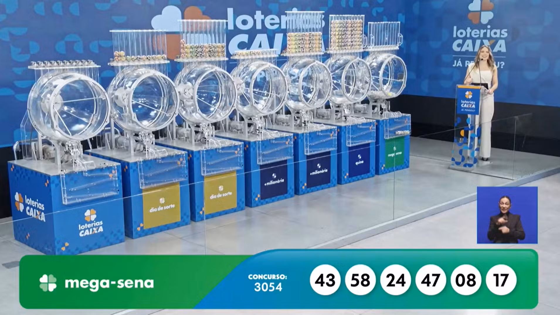 Mega-Sena 3054 acumula e prêmio vai a R$ 70 milhões; confira os números sorteados
