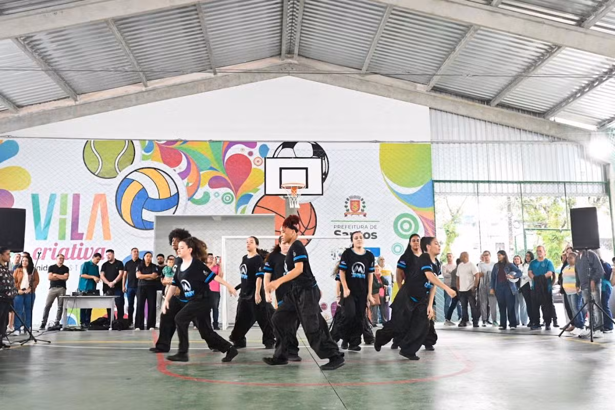 Santos ganha nova Vila Criativa com cursos, oficinas e atividades esportivas no Estuário