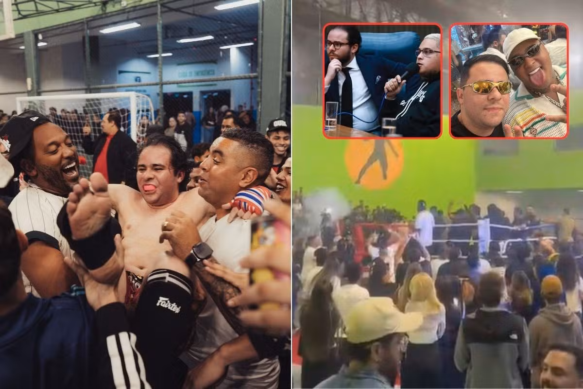 Fãs de 'advogado das estrelas' invadem ringue, jogam bombas e interrompem evento de lutas em SP