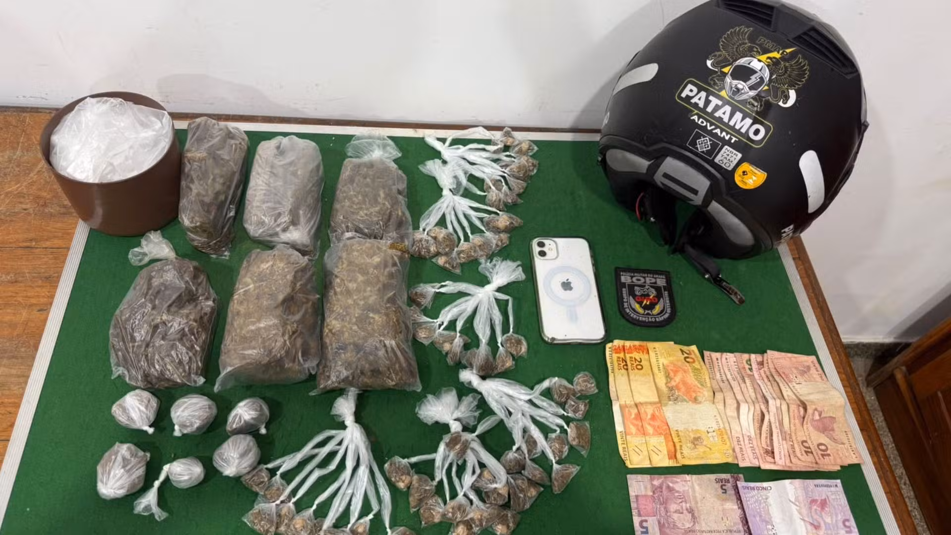 Polícia encontra maconha escondida em geladeira e prende suspeito de 19 anos em Macapá