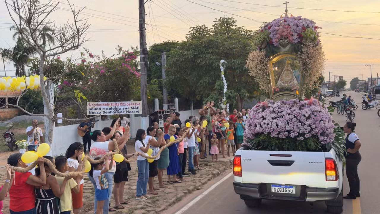 Círio 2026: Imagem de Nossa Senhora de Nazaré visita Tomé Açu e São João de Pirabas no PA; veja programação