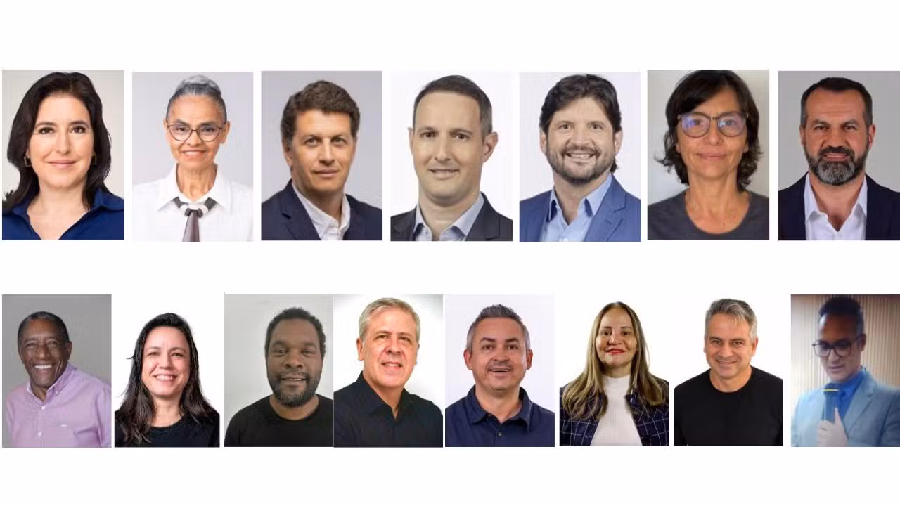 Datafolha para o Senado em SP: Marina Silva, 13%; Simone Tebet, 13%; André do Prado, 11% e Derrite, 10%