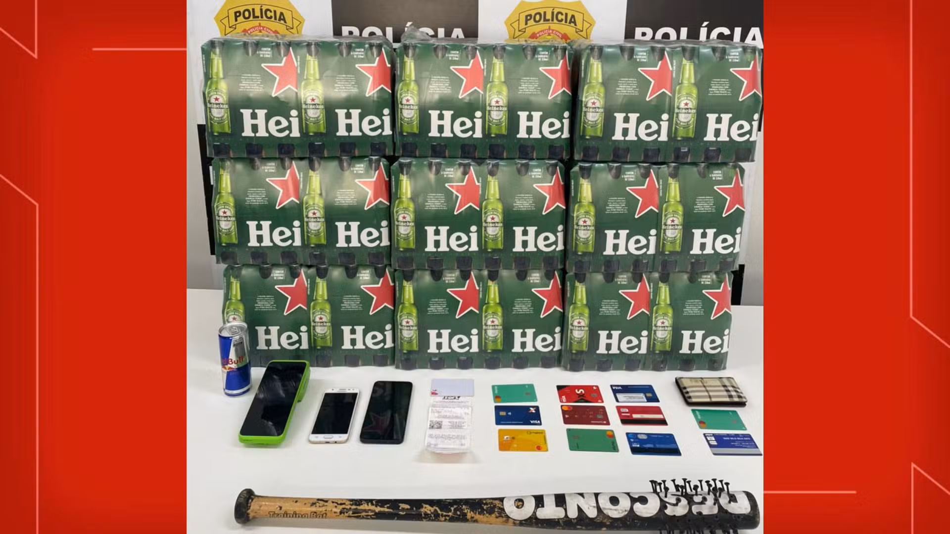 Homem é preso após usar cartões clonados para comprar 216 garrafas de cerveja no DF