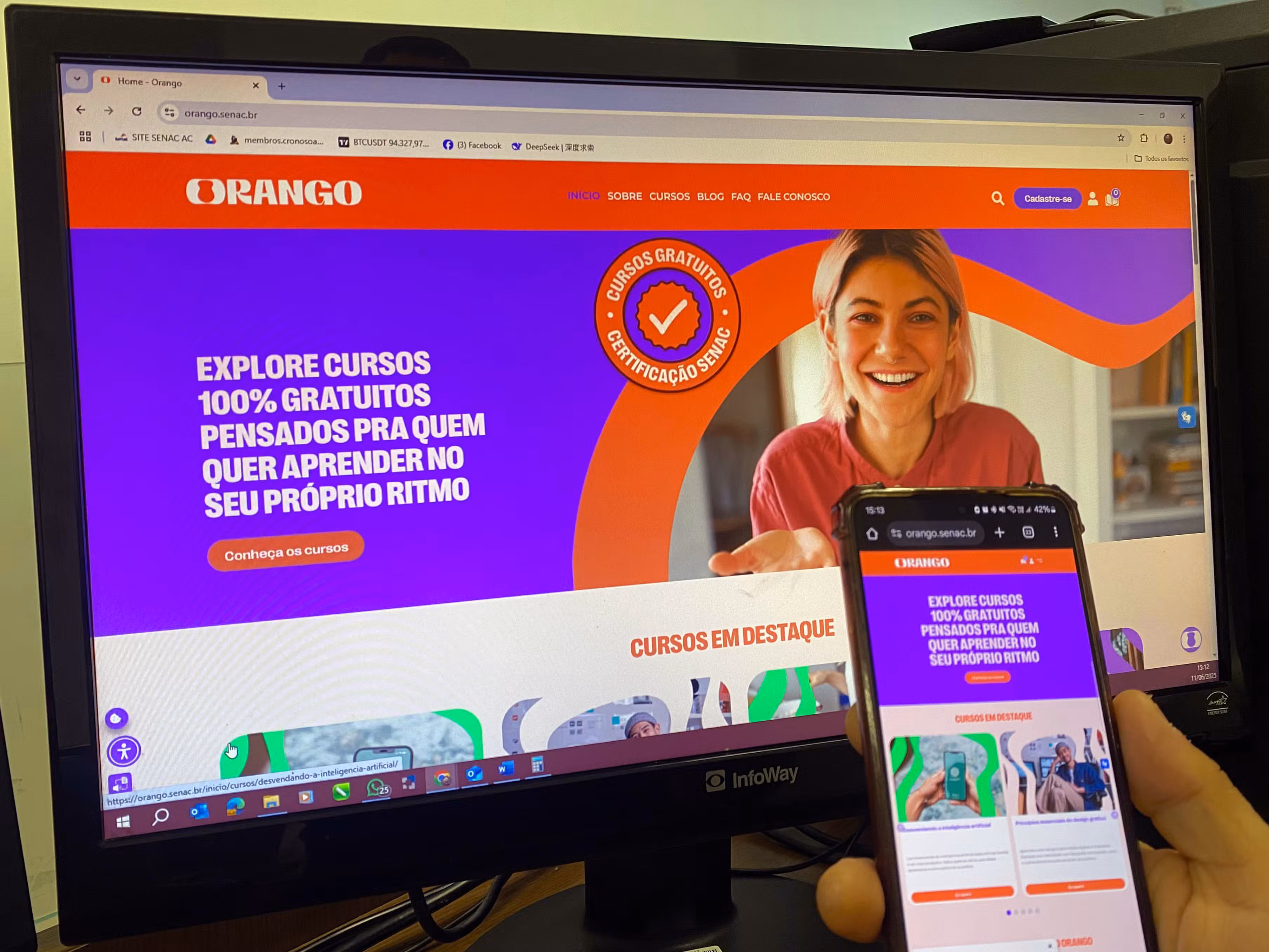 Plataforma gratuita oferece cursos para jovens que buscam espaço no mercado