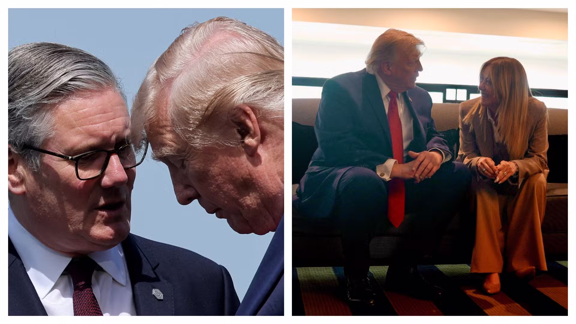 Trump cobra apoio de Meloni contra o Irã e afirma que Starmer deixará o cargo em ataques nas redes