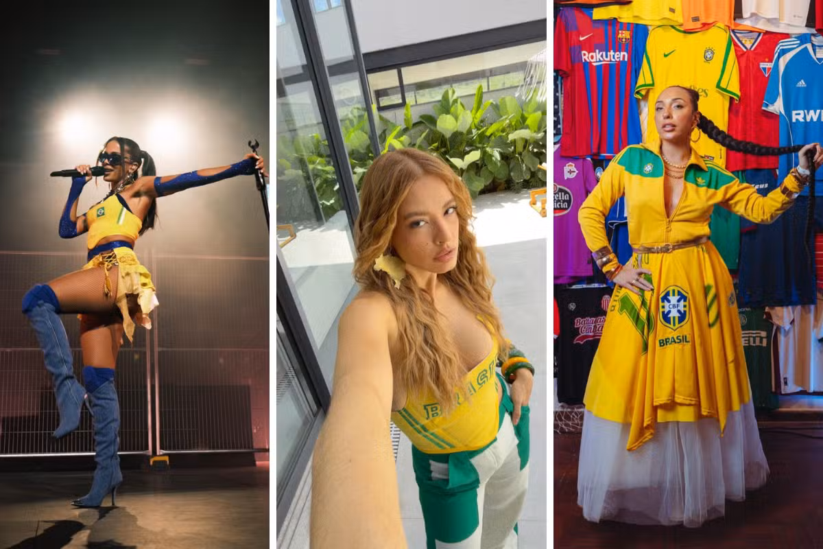 Camisas de futebol viram vestidos e corsets nas mãos de estilista do interior de SP; Anitta e Rafa Kalimann aderem