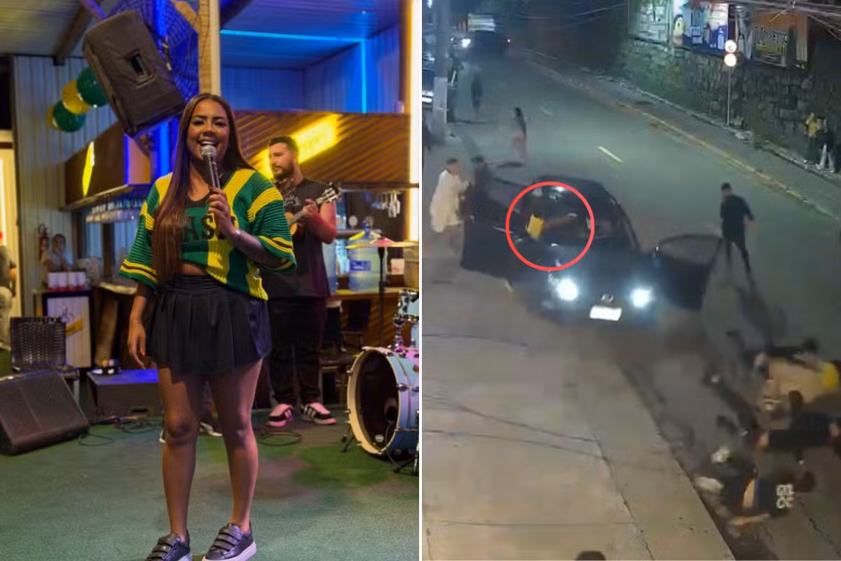 MC Rita é uma das vítimas atropeladas por homem que invadiu carro no litoral de SP; VÍDEO