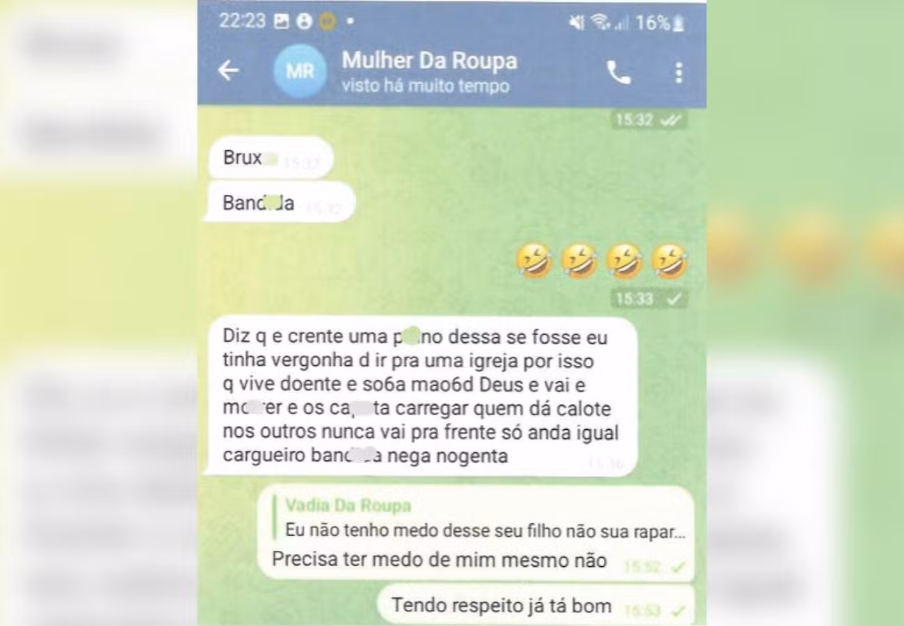 Mulher é condenada após enviar ofensas racistas em aplicativo de conversa